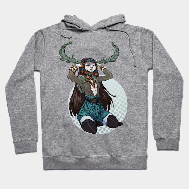 Winter Horns Hoodie by LaurenceB